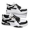 Herrenschuhe neu Sommer atmungsaktiv schwarz und weiß Panda Board Schuhe Herren Casual Sport dicksohlig rutschfest bequeme Schuhe