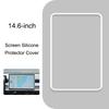For GAC AION Y Plus 23-24 Car Screen Silicone Protector Cover Navigation Screen Anti-collision Protective Frame Accessories