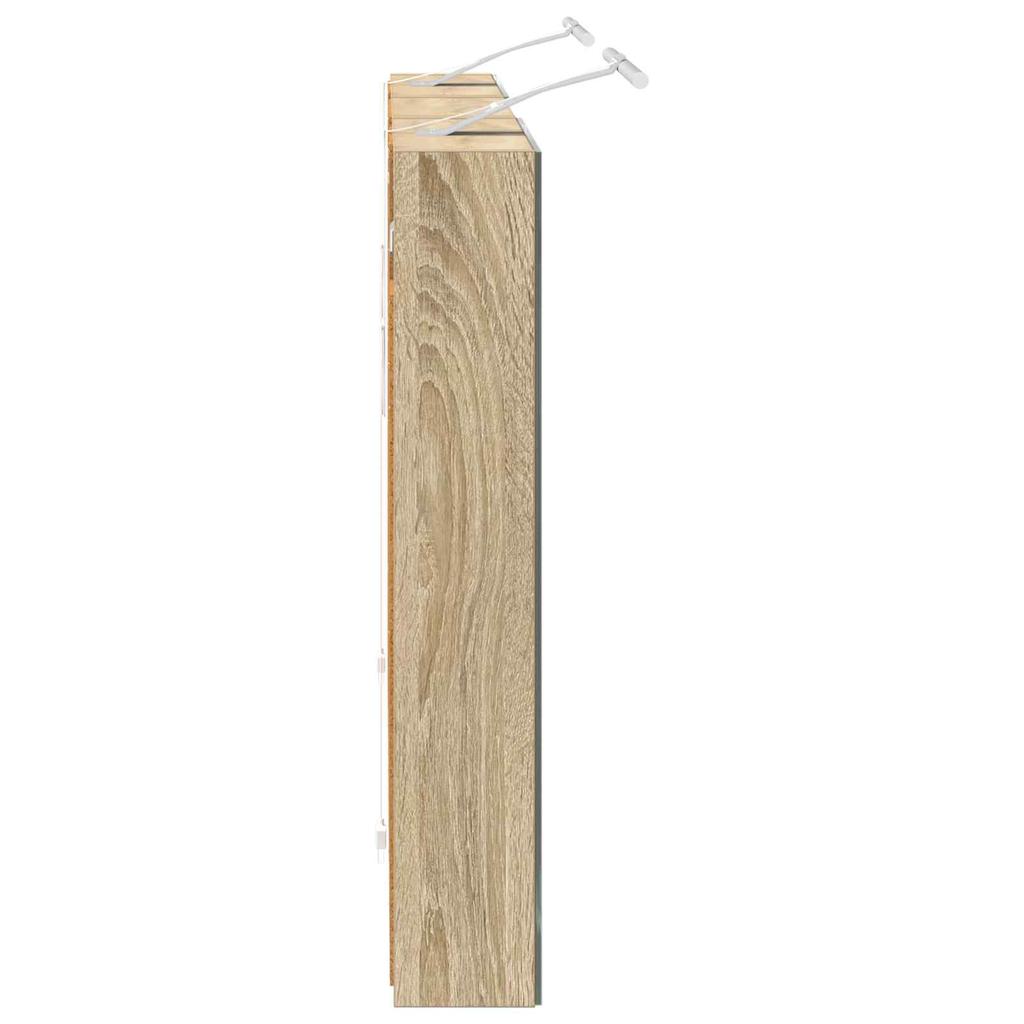 Bathroom Cabinet Set 3 Pcs 110 X 10.5 X 60.5 Cm Engineered Wood