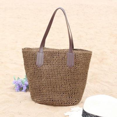 New Arrival Handmade Straw Shoulder Bags For Women Large Capacity Travel Beach Bag Handbag Totes