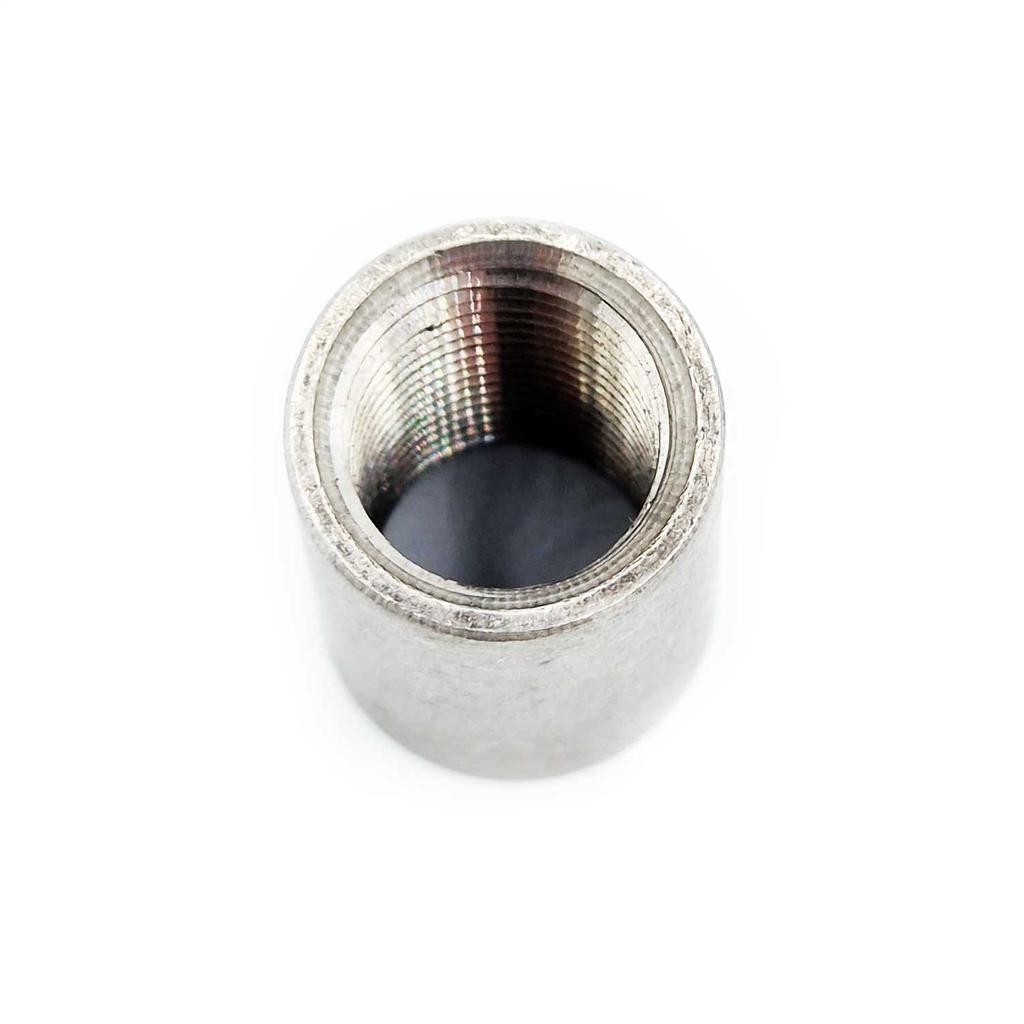 3/8” Female Thread Coupling, Stainless Steel