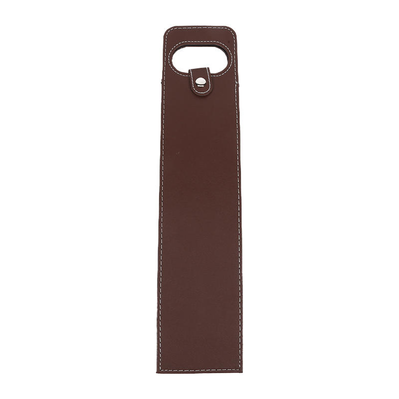 Wine Gift Packaging PU Leather Bags Tote Universal Packagings Carrier Single Bottle Protective Storage Bag