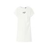 Comfortable Fashion Casual Sports Short Sleeve Dress Women Dresses Cotton-Candy-White L225W134-0074