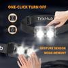 LED Rechargeable Headlamp with Motion Sensor Dual Head Lamp Flashlight 1500 Lumen Super Bright USB-C Charging Waterproof Headlight