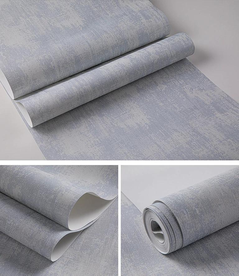 Dark Brown Coffee Color 3D Diatom Mud Cement Relief Plain Color Wallpaper Bedroom Living Room Home Decoration Wall paper