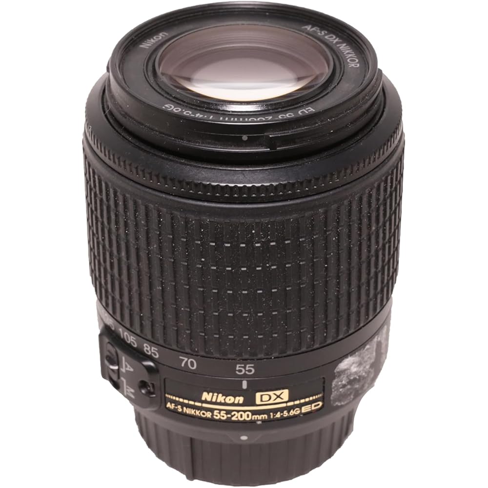 

Nikon telephoto zoom lens AF-S DX VR Zoom Nikkor ED 55-200mm f/4-5.6g for Nikon DX format