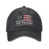 USA Th Anniversary American Baseball Caps Casual Distressed Denim Washed  Sun Cap for Unisex Women Outdoor Adjustable Fit Cap