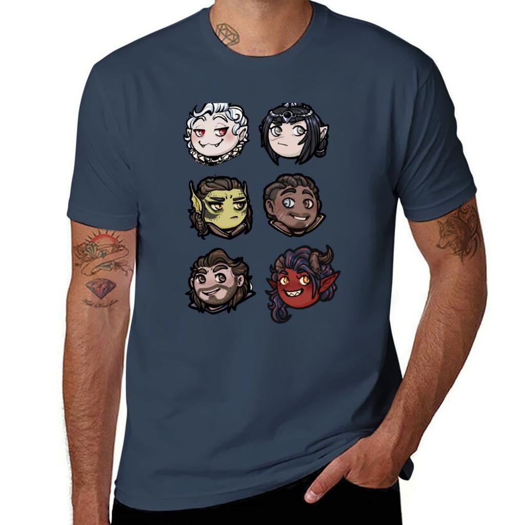 Balders Gate 3 Origin Characters Tshirt Modern Style Print Tshirt
