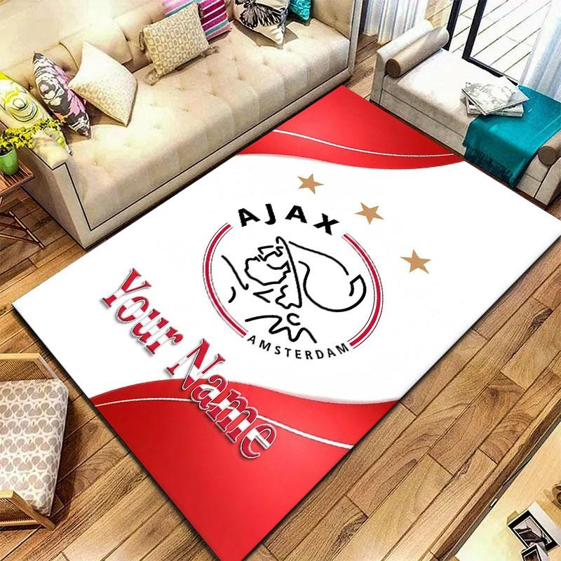AFC Ajax Custom Name Carpet Rug for Living Room Bedroom Home Sofa Decoration,Kids Play Non-slip Floor Mat