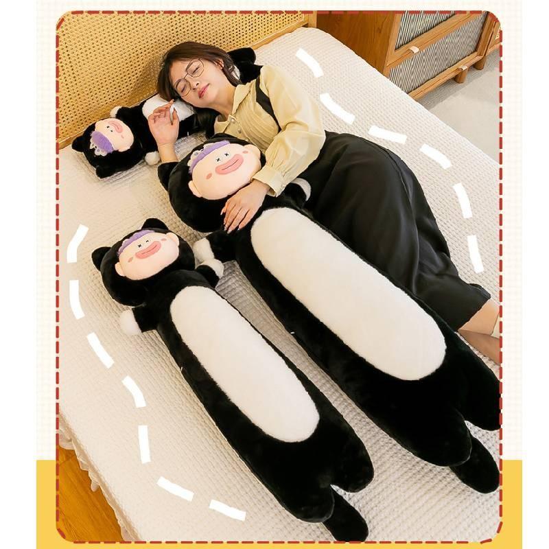 Black Cat Monster Plush Toy Animal Stuffed Doll Cartoon Decoration Kids Gift