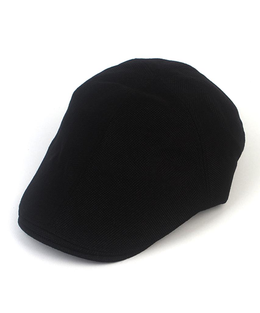 Hard Linen Black Hunting Cap