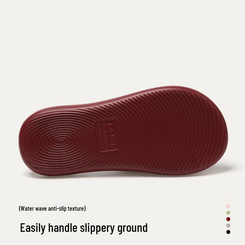Puxi Yan Fu Women's Red Non-slip Summer Slippers - Indoor Festive Dowry Year of the Rat Edition