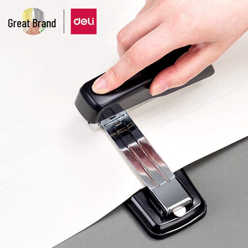 Deli 50-Sheet Rotary Stapler with Saddle Stitch