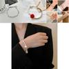 Elegant Titanium Steel Heart Bracelet For Women Trendy High-end Fashion Jewelry