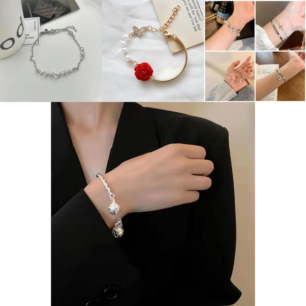 Elegant Titanium Steel Heart Bracelet For Women Trendy High-end Fashion Jewelry