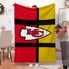 Kansas City Chiefs Logo Blanket Outdoor Flannel Blanket for Camping, Hiking, Garden Parties, Picnic Essentials,gift for family and friends