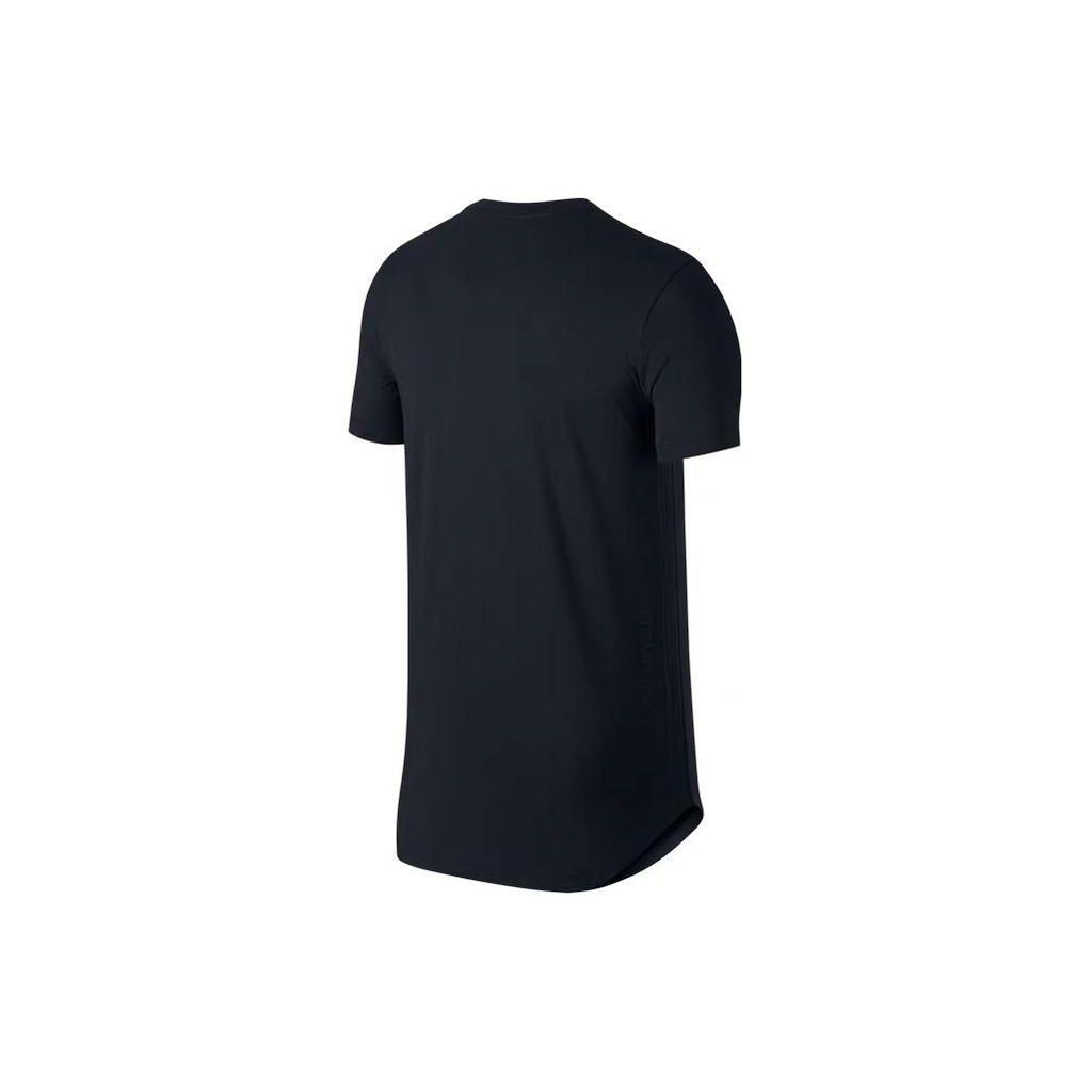 Jordan Pure Color Casual Round Neck Sport Pullover Short Sleeve T-Shirt Men Tops Black 911322-010