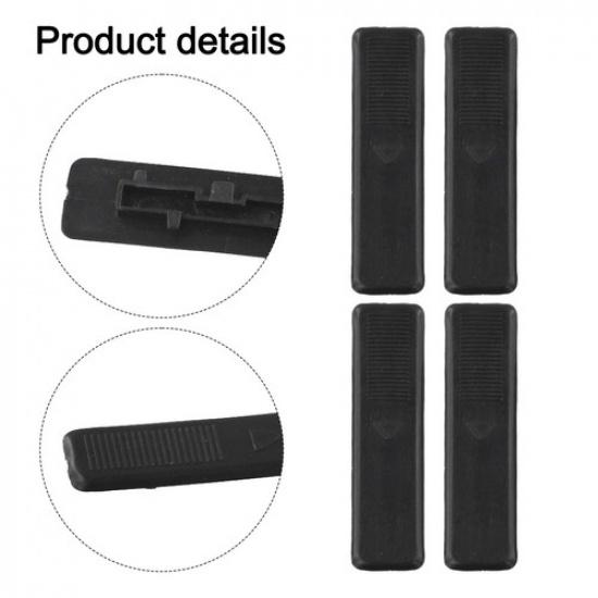 4pcs Roof Rail Cover Black For Mazda 2 3 5 6 Roof Trim Clip Replacement