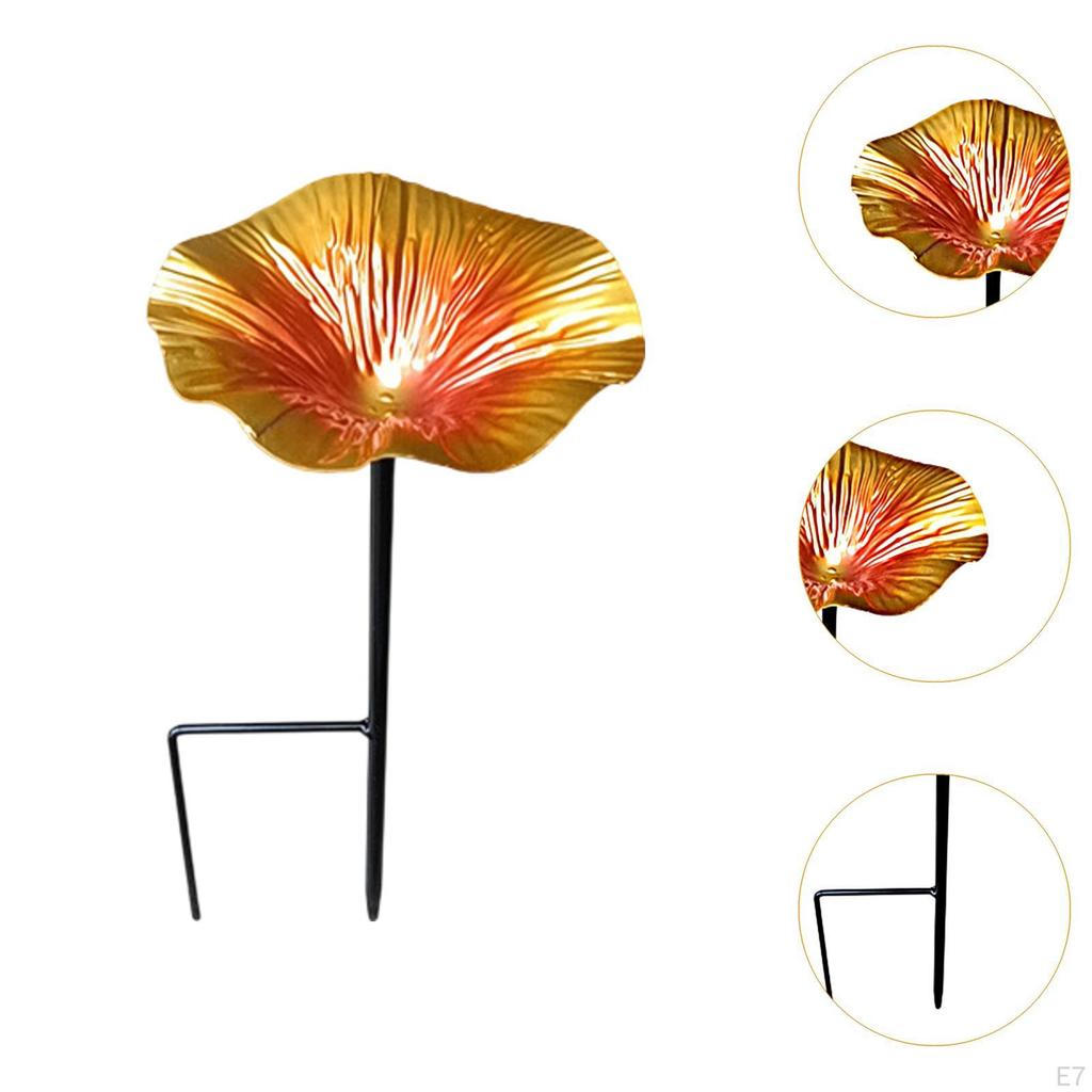 Vogelbad Feeder Abnehmbare Stake Boden Feeder Schüssel mit für Hof Geschenke