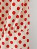 Spring 2026 European & American Style Women's Polka Dot Strapless Dress
