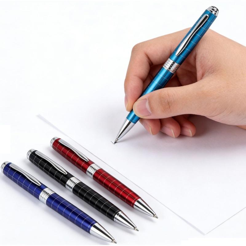 Smooth Writing Business Oil Pen for Office School Student Writing Gift 0.7mm Medium Point Metal Ball Pen Ballpoint Pen