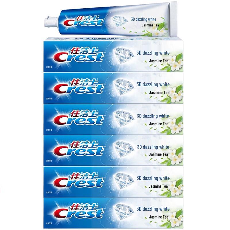 

Crest 3D White Jasmine Tea Fresh Toothpaste, 6x120g