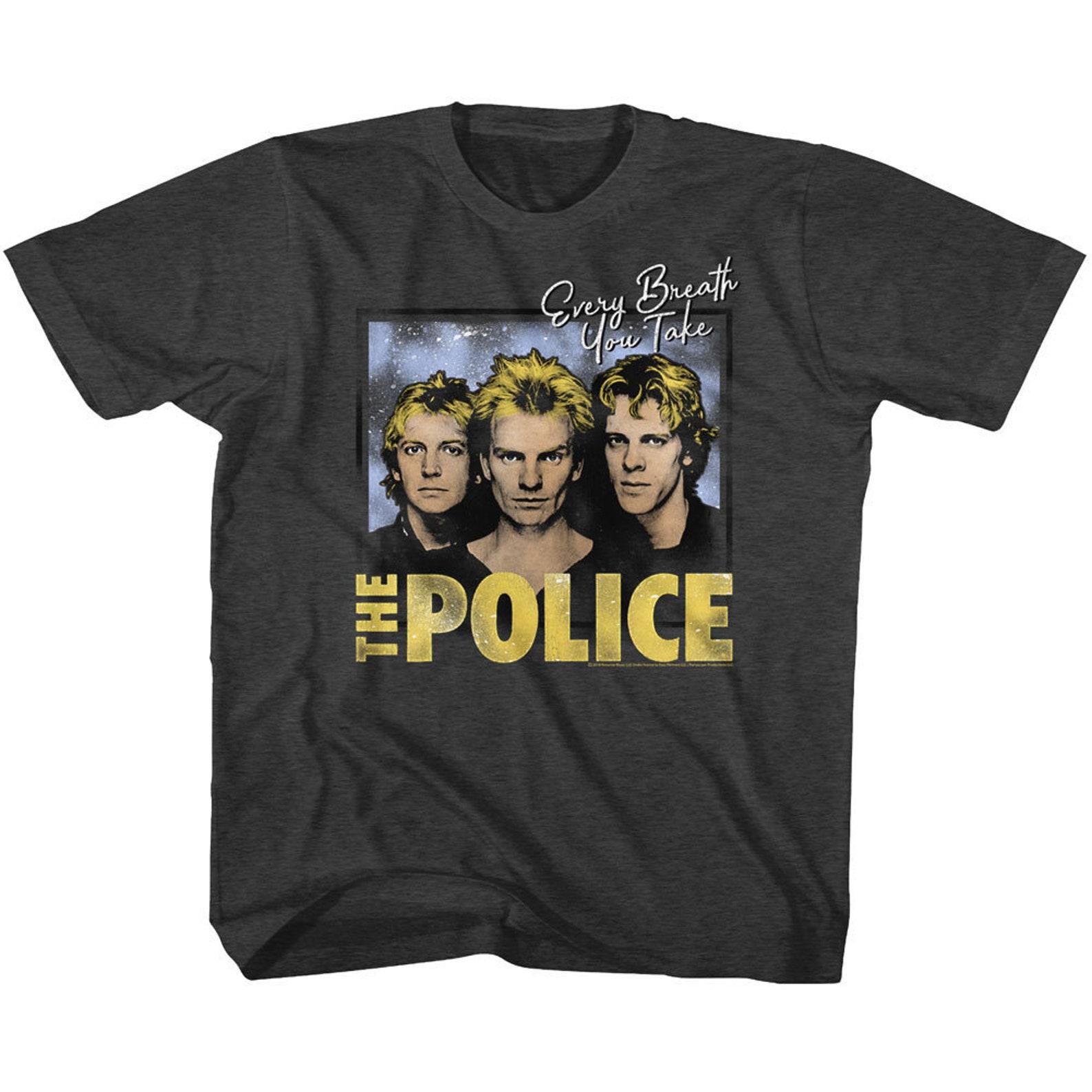 The Police Every Breath Black Heather Youth T-Shirt S