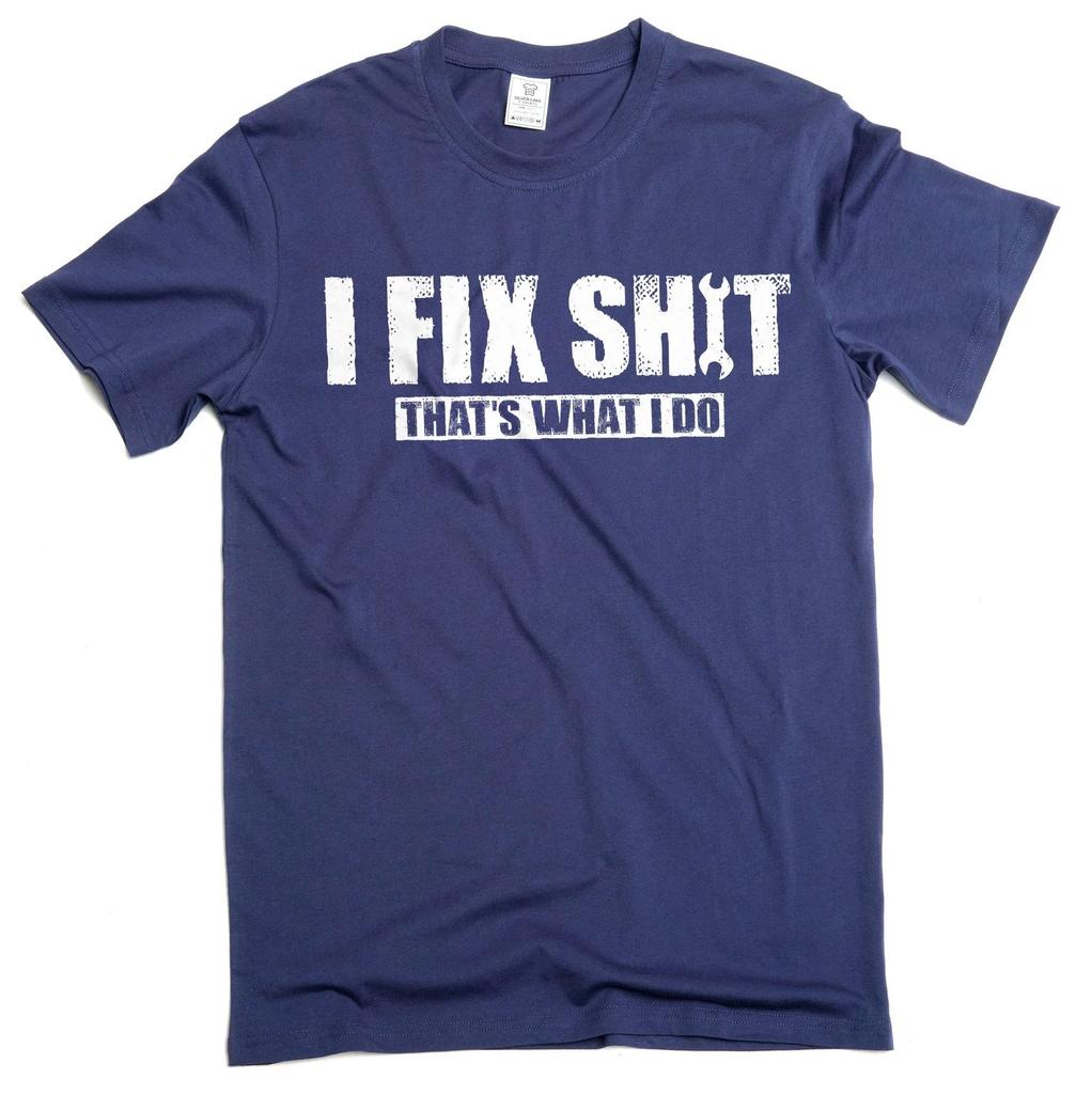 Men's Funny DIY garage T-shirt I fix things that's what I do engineer tee shirt