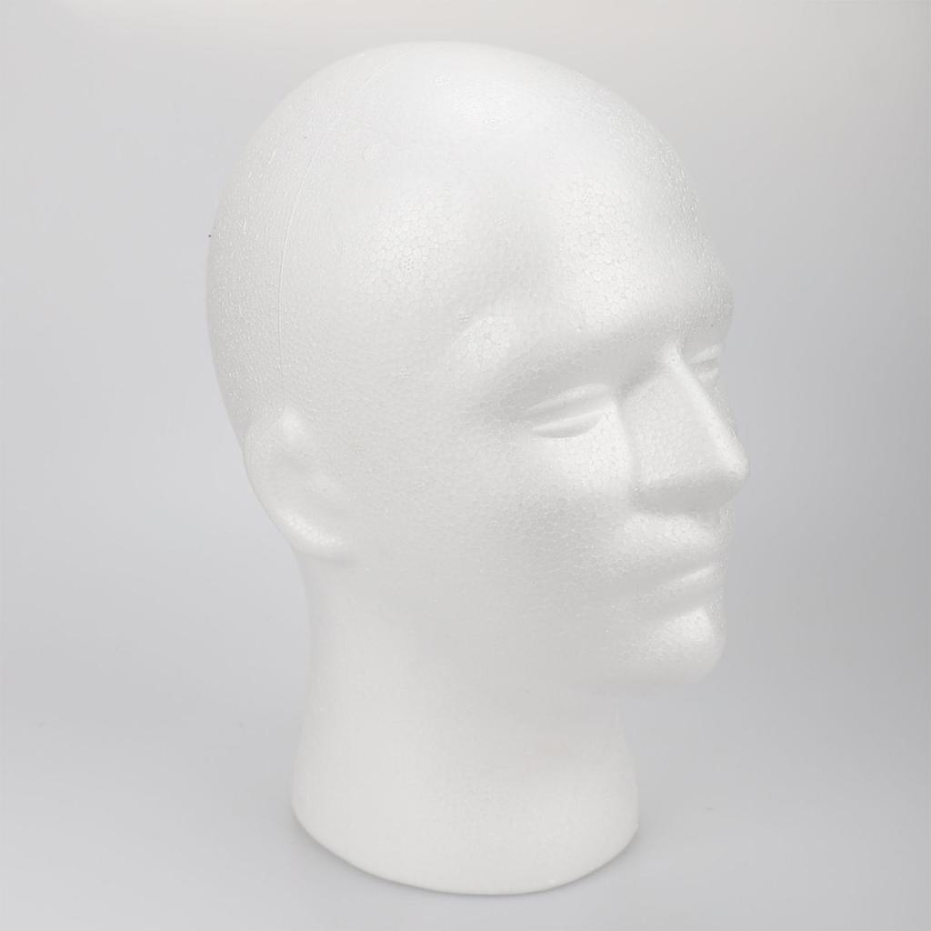 Wig Head Foam Wig Hat Display Stand Cosmetics Professional Display Stand For Drying Salon Travel Hair Hats Styling Style