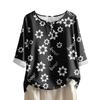 Women's Fashion Casual Long Sleeve Halloween Printed V-Neck Top