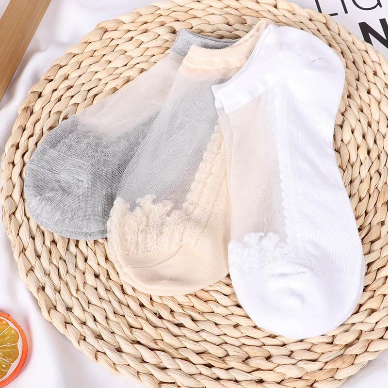 

3 пары новых элегантных женских хлопковых удобных однотонных носков-подследников для весны и лета One Size