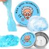Blauwe Transparante Vloeibare Modder, Slijm Bubbel Gel Stressverlichtend Speelgoed, Elastisch Glas Transparante Kristal Modder, Stressverlichtend Gereedschap