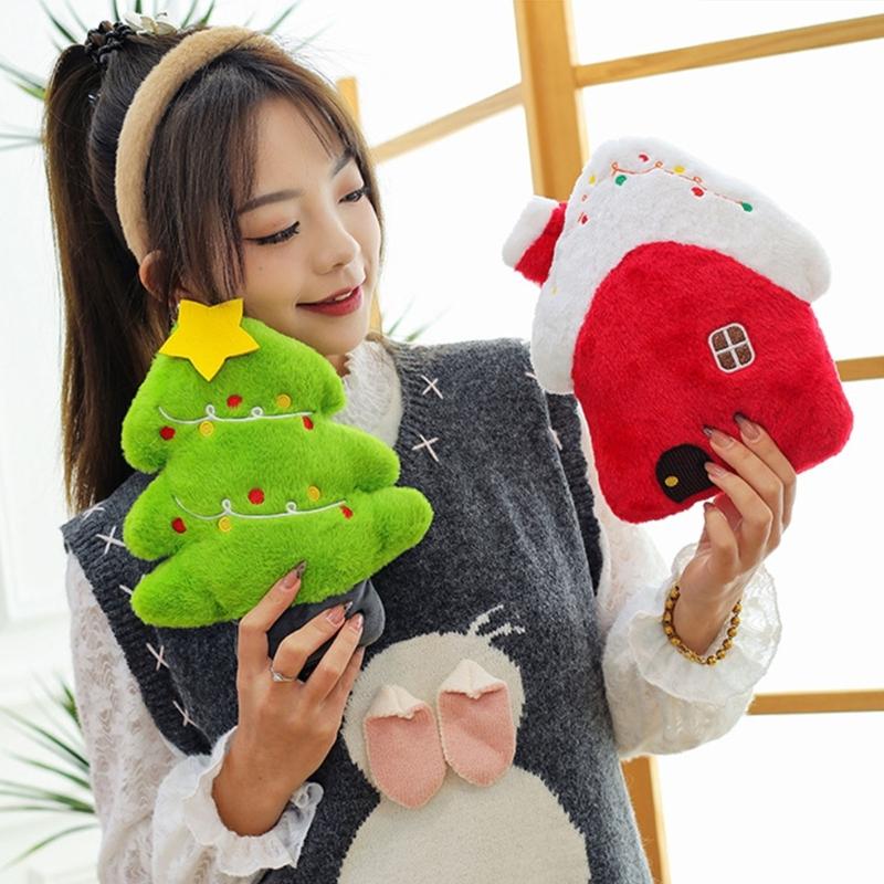 Christmas Plush Doll Christmas Stuffe Animal Toy Table Ornament Christmas Reindeer Plush Toy Gift for Women Girls