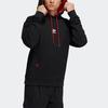 adidas Originals Unisex CNY Hooded Sweatshirt Black Red HC0562
