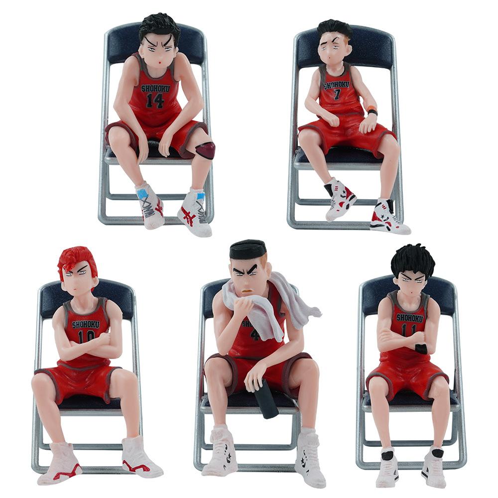 

Dunk 5pcs Slam Sakuragi Hanamichi Figure Model Collectible Souvenir Toy Gift Fan