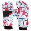 Dinosaur Print Children's Winter Ski Gloves - Warm, Fashionable, High-Quality Cold Protection