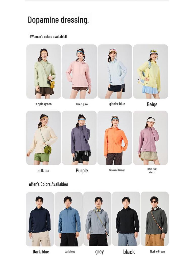 UPF50+ Sun Protection Jackets with Custom Logo - Anti-UV Sportswear for Men and Women
