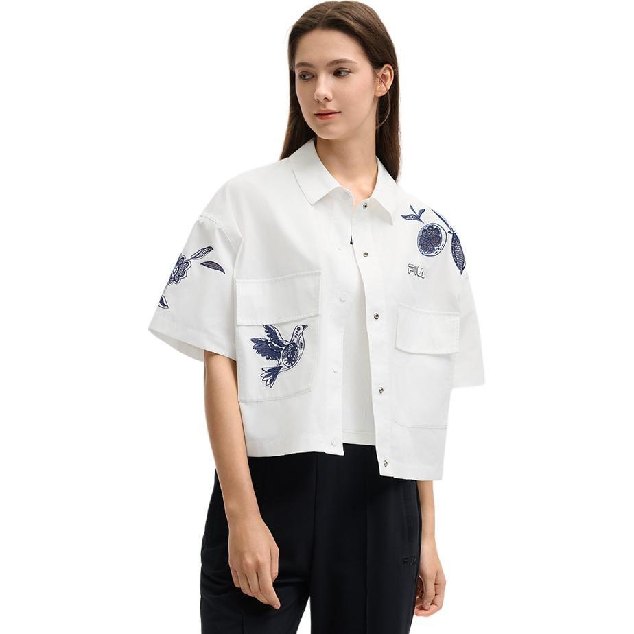 Fila SS25 Shirt Women's Cloud White WT F11W528708F-WT