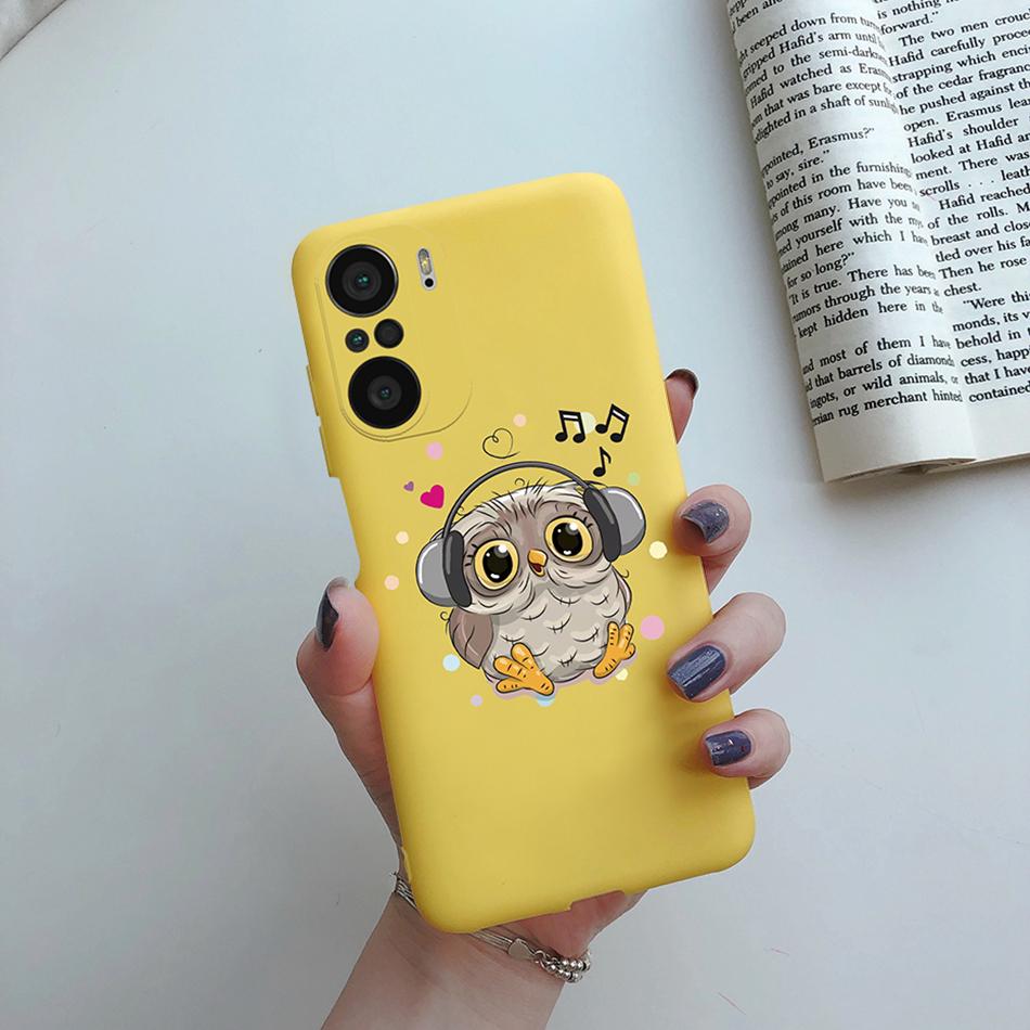 For Xiaomi POCO F3 Case Soft Back Cover Fashion Rainbow Love Heart Silicone Phone Protector Case For Xiaomi mi POCO F3 F 3 Funda