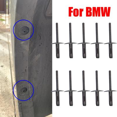 10 stuks Auto Bumper Clip Plastic Uitbreiding Blind Klinknagels 6mm Voor BMW X1 E84 X3 E83 F25 X5 e53 E70 X6 E71 E72 7 Wielkasten Fastener