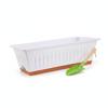 Flower Window Box Vegetable Planter Rectangle 50x19x16cm Windowsill with Drainage Holes for