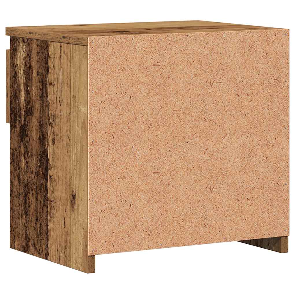Nightstand with Vintage Wood Look 40 x 30 x 39 cm Engineered Wood