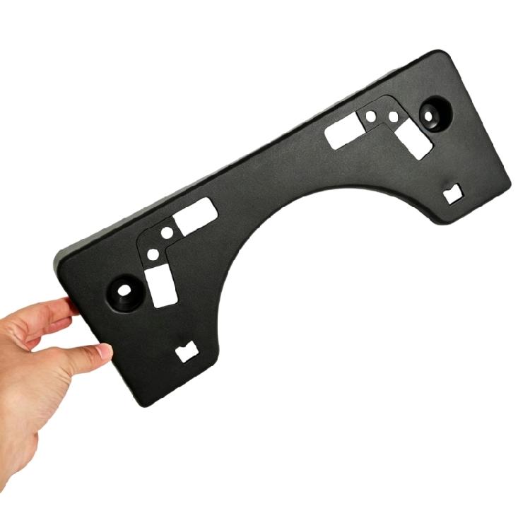Upgrades No Drill License Plate Bracket 5211447040 Black ABS Holder Compatible for Vehicle Car 2004-2009 Front Bumper