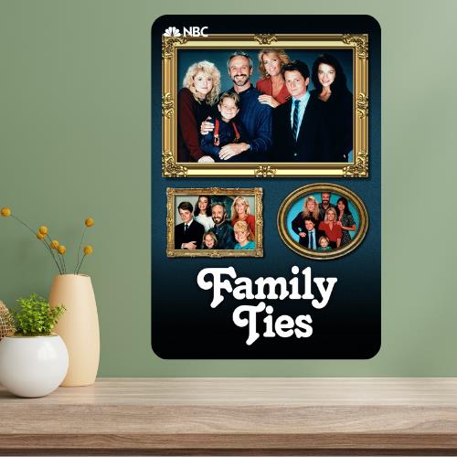 Family Ties Metal TV Show Poster Sign 20x30cm(7.8x11.8inch)