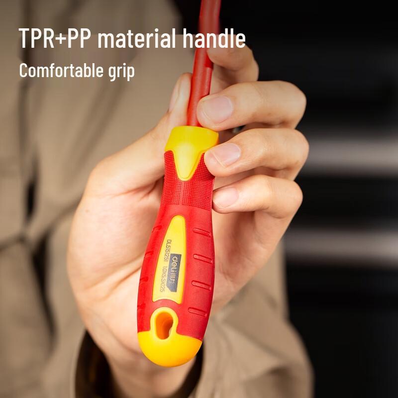 Deli Insulated Slotted Screwdriver