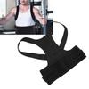 Posture Corrector Adjustable Breathable Back Straightener Brace for Women Men Hunchback Black