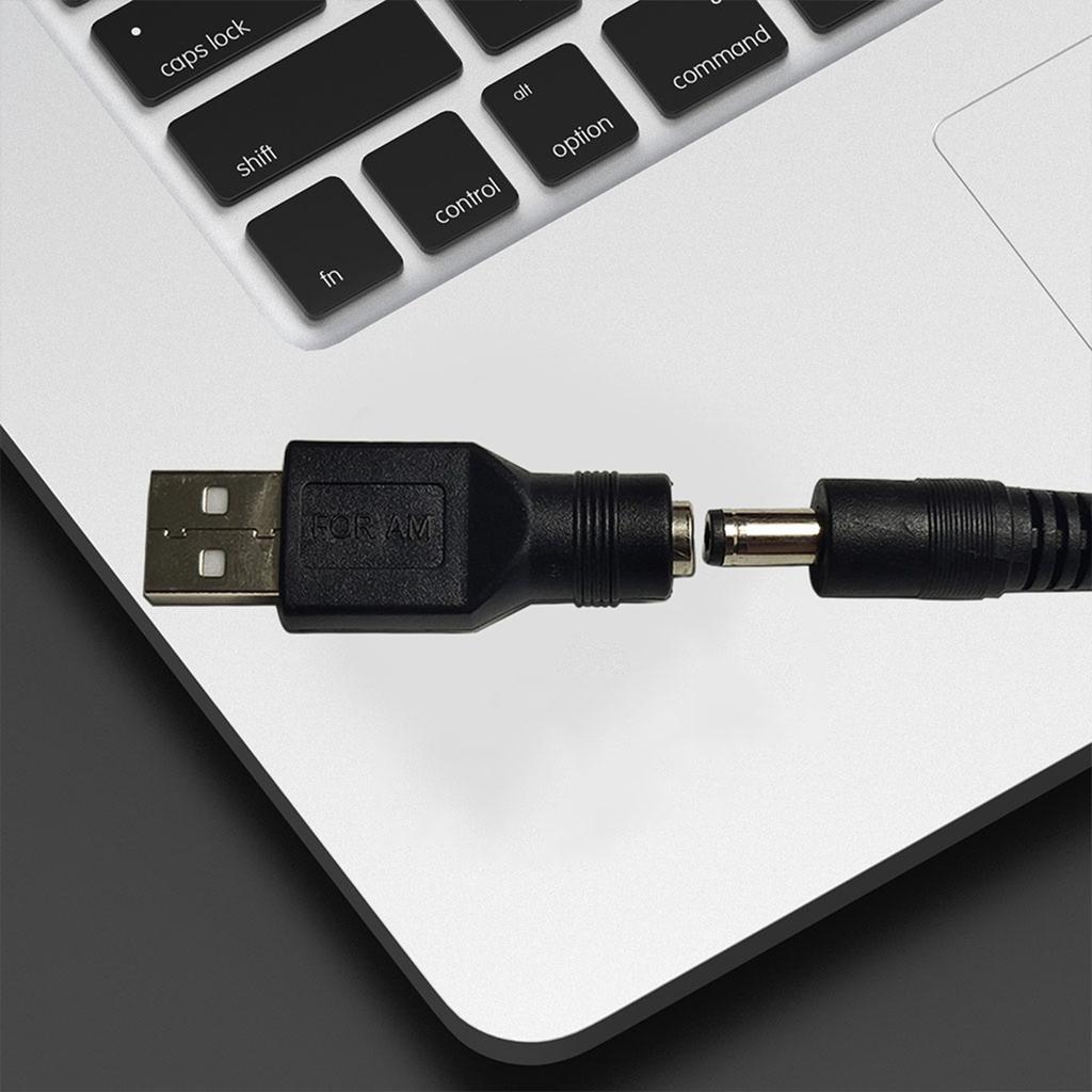 USB Male To 3.5x1.35mm/4.0x1.7mm Female Charging Convertor Adapter Connectors Charge Barrel Jack Power Adapters