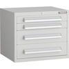 TRUSCO WLVR Type Cabinet 500X412XH420 4 Drawers White Color WLVR-422-W