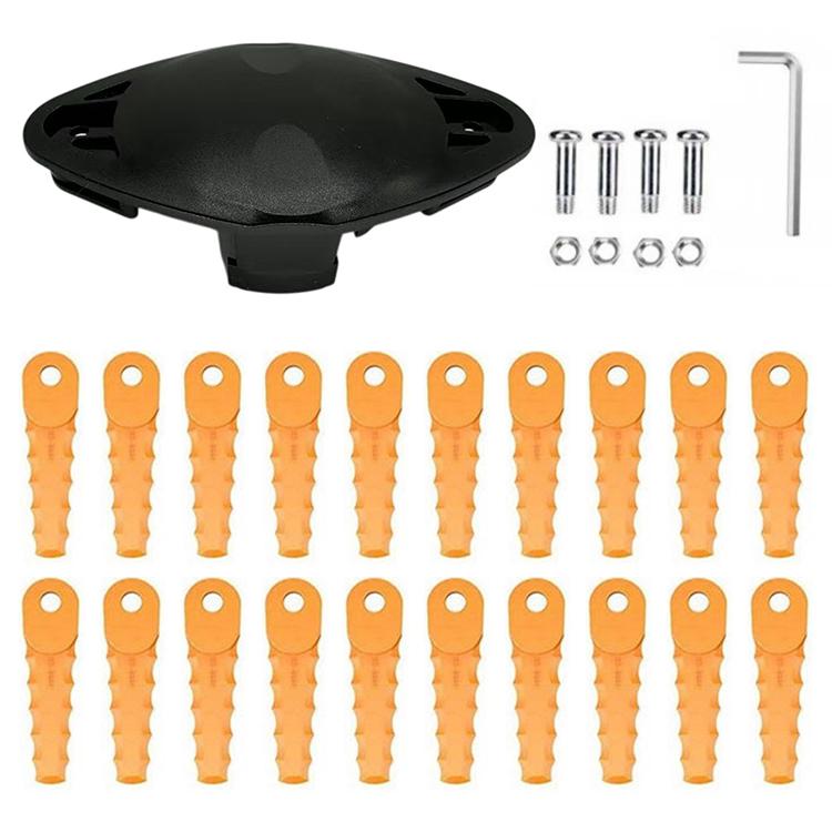 

For Flymo Contour 500XT EVF-01 Trimmer Head + 20 RS-0001 Blades Lawn Mower Replacement Part A
