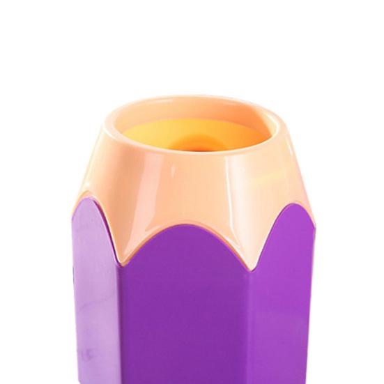 Liebevoller Farbblock-Desktop-Stifthalter Home Make-up Pinsel Aufbewahrungsbox Behälter